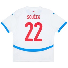 Camisola República Checa Soucek 22 2º Equipamento Euro 2024 Manga Curta